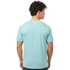 Tultex Unisex Heather Purist Blue Fine Jersey T-Shirt