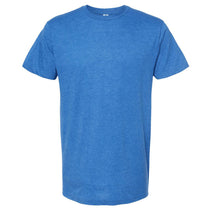 Tultex Unisex Heather Turquoise Fine Jersey T-Shirt