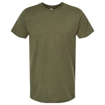 Tultex Unisex Military Green Fine Jersey T-Shirt