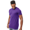 Tultex Unisex Purple Fine Jersey T-Shirt