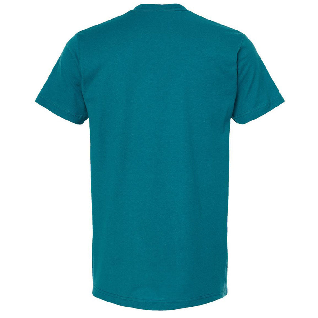 Tultex Unisex Teal Fine Jersey T-Shirt
