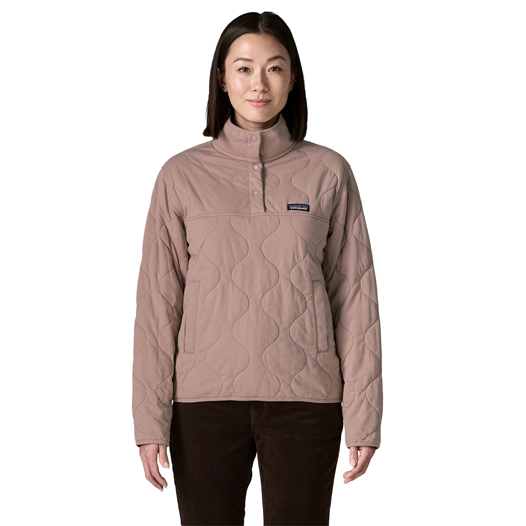 Patagonia Women's Stingray Mauve Daily Quilted Snap-T Pullover
