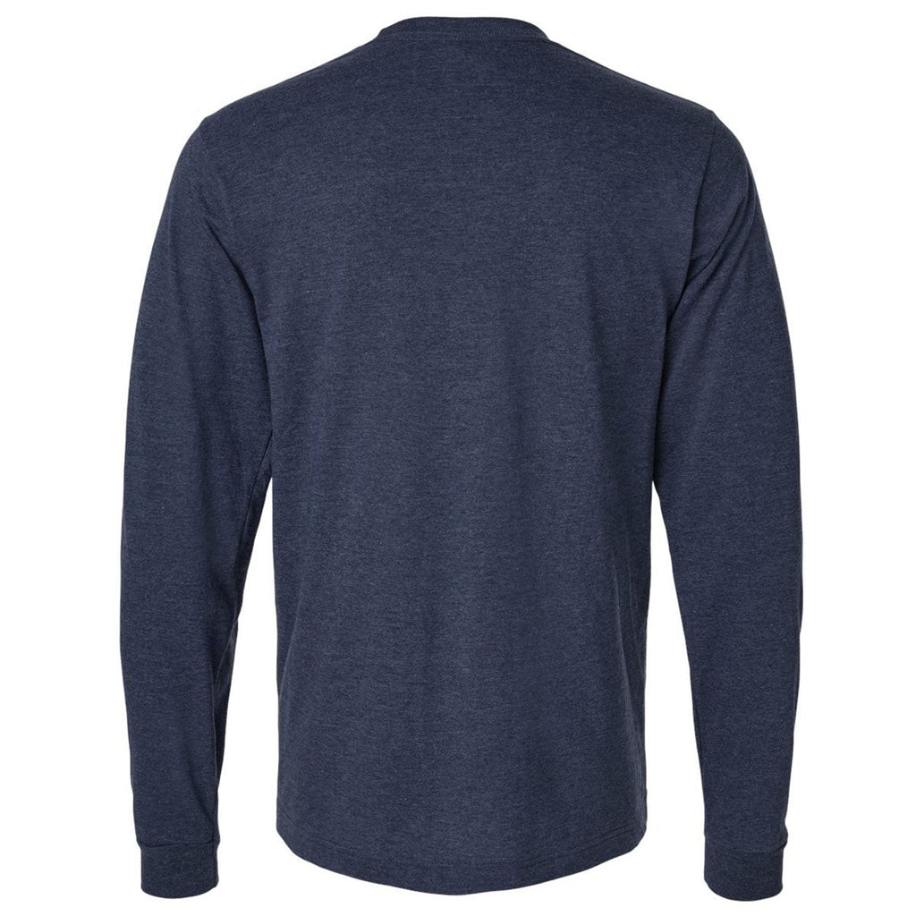Tultex Unisex Heather Denim Fine Jersey Long Sleeve T-Shirt