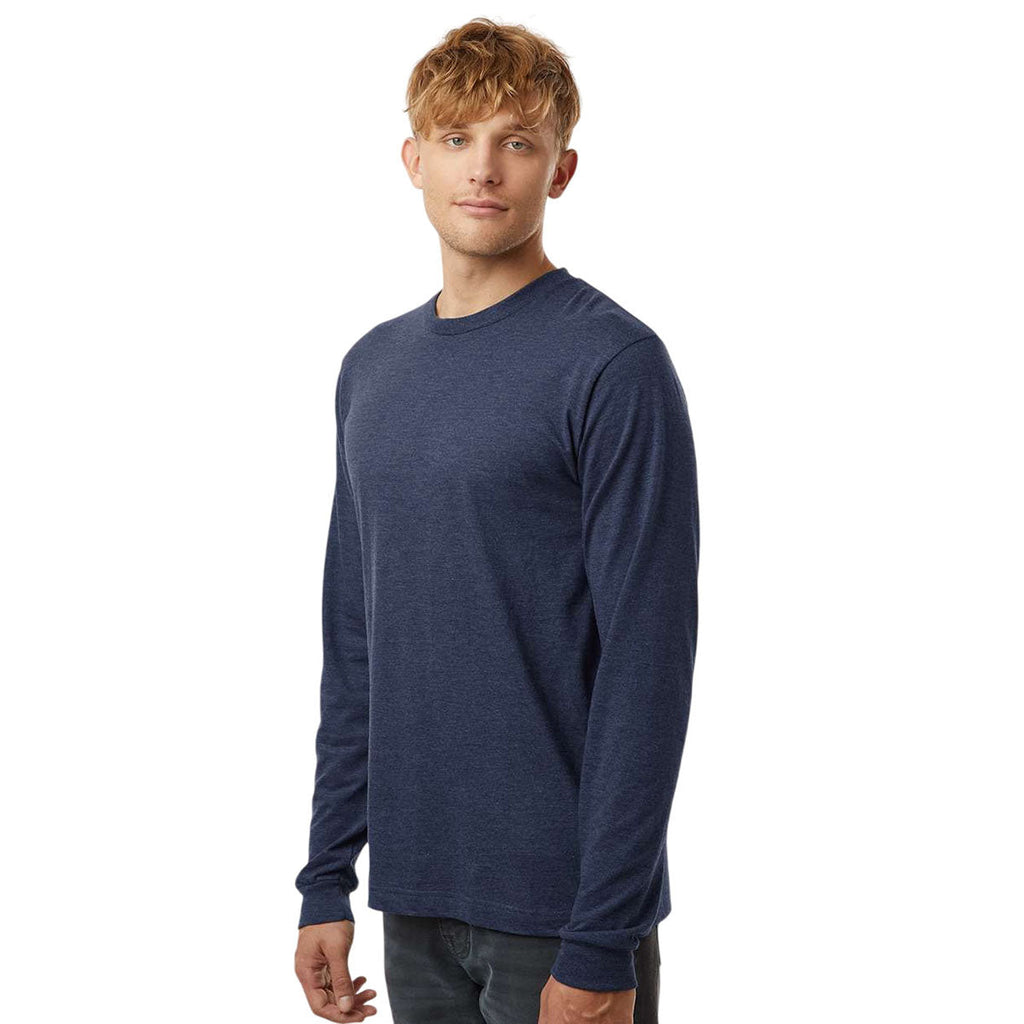 Tultex Unisex Heather Denim Fine Jersey Long Sleeve T-Shirt