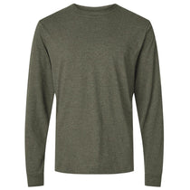 Tultex Unisex Heather Military Green Fine Jersey Long Sleeve T-Shirt