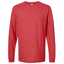 Tultex Unisex Heather Red Fine Jersey Long Sleeve T-Shirt