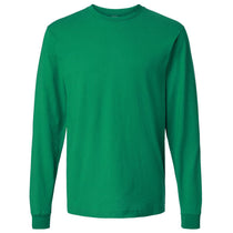 Tultex Unisex Kelly Green Fine Jersey Long Sleeve T-Shirt