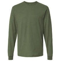 Tultex Unisex Military Green Fine Jersey Long Sleeve T-Shirt