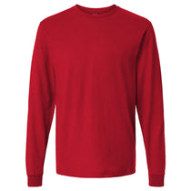 Tultex Unisex Red Fine Jersey Long Sleeve T-Shirt