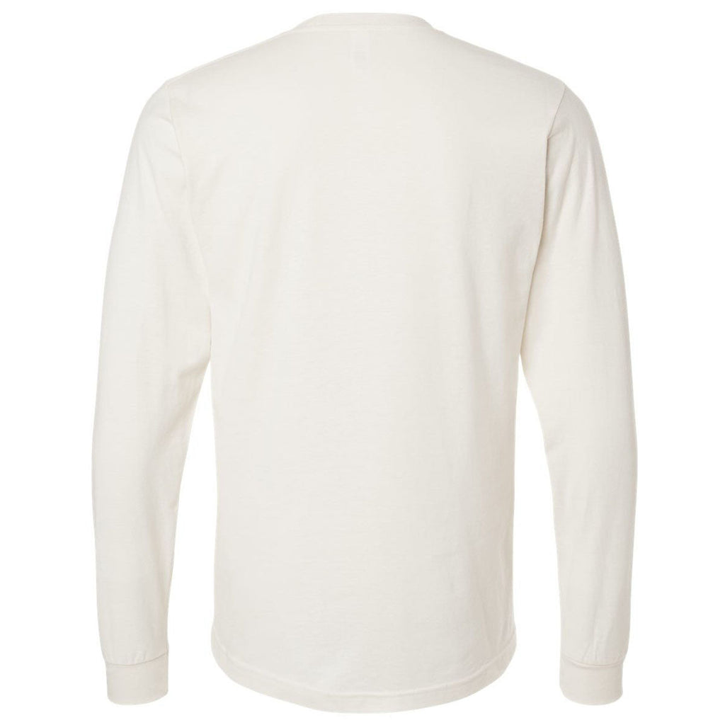 Tultex Unisex Vintage White Fine Jersey Long Sleeve T-Shirt