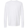 Tultex Unisex White Fine Jersey Long Sleeve T-Shirt