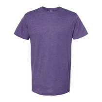 Tultex Unisex Heather Purple Fine Jersey T-Shirt