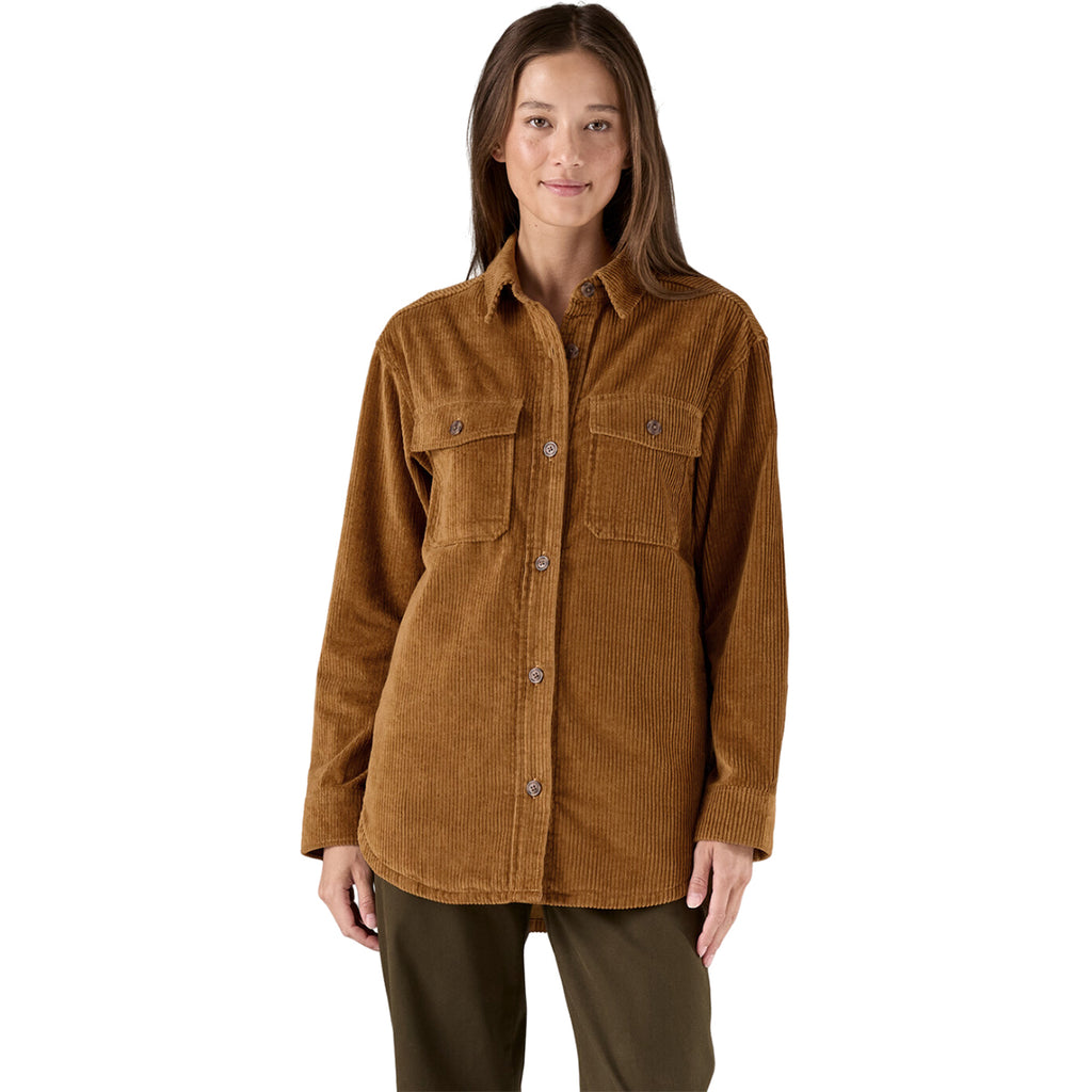 Patagonia Women's Shelter Brown Corduroy Overshirt Jacket