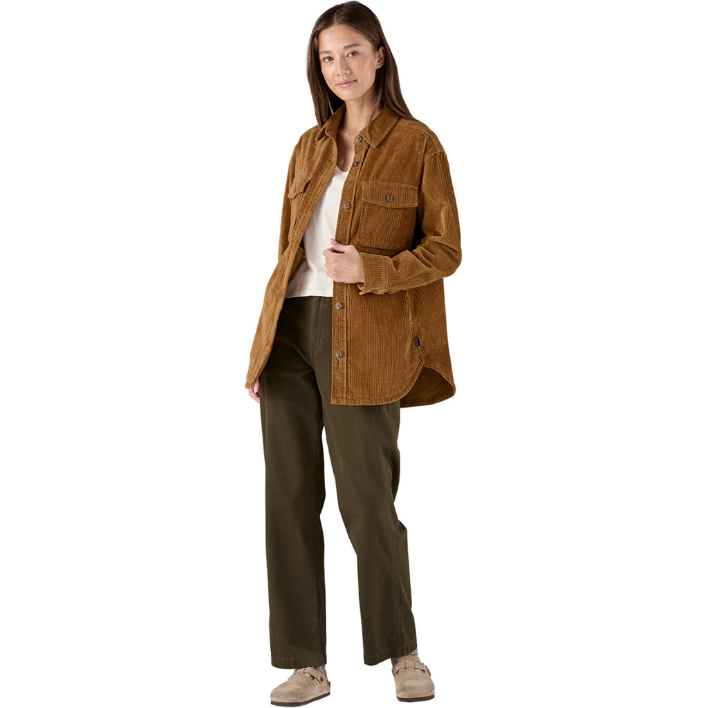 Patagonia Women's Shelter Brown Corduroy Overshirt Jacket