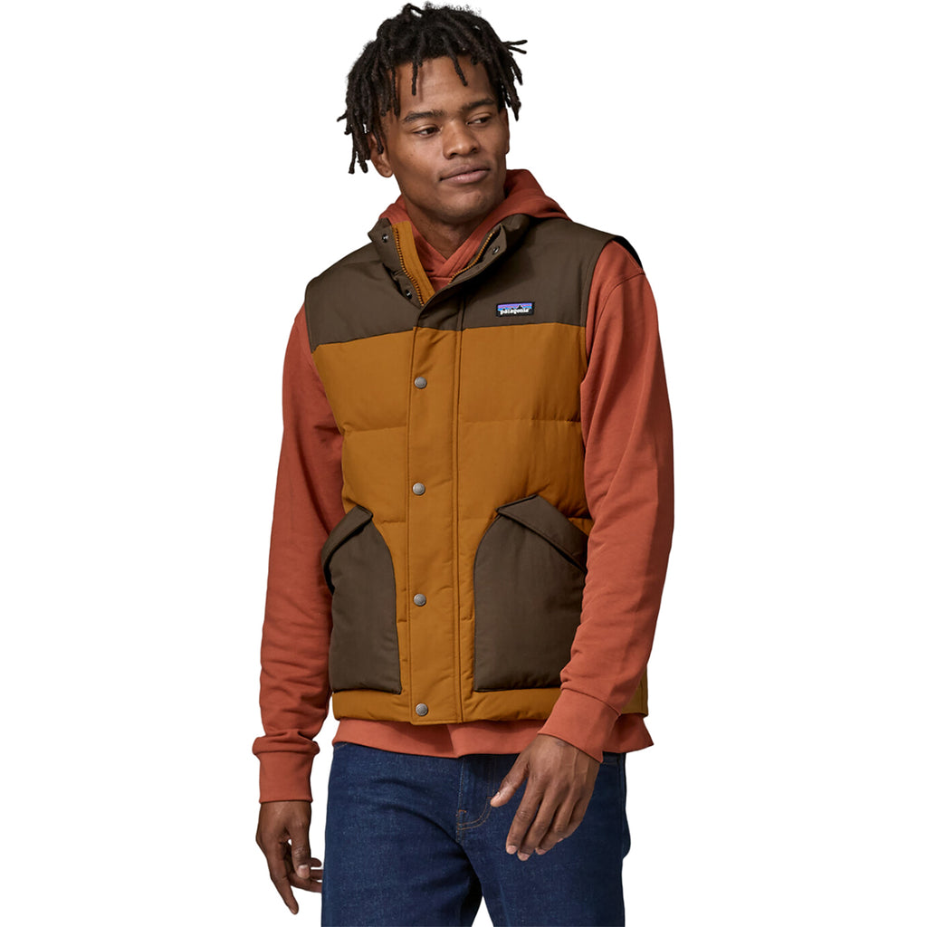 Patagonia Men's Shelter Brown Downdrift Vest