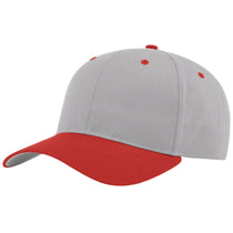 Richardson Grey/Grey/Red Pro Twill Snapback