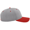 Richardson Grey/Grey/Red Pro Twill Snapback
