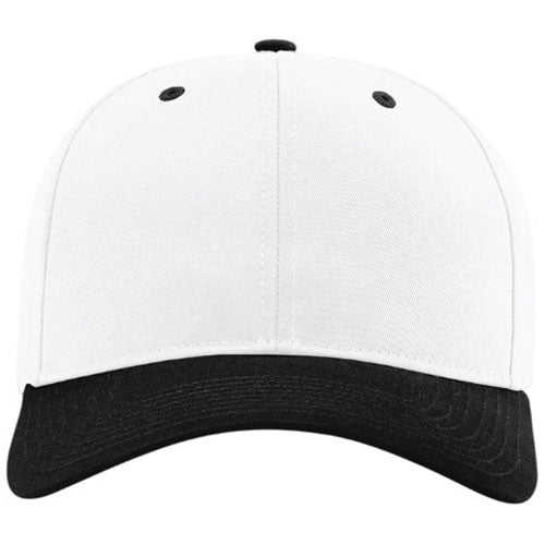 Richardson White/White/Black Pro Twill Snapback
