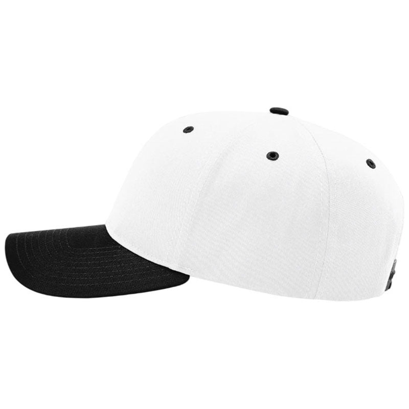 Richardson White/White/Black Pro Twill Snapback