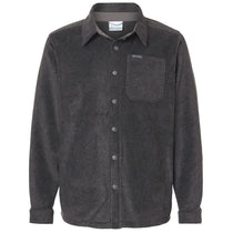 Columbia Men's Charcoal Grey Heather Steens Mountain Solid Shirt Jacket