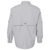 Columbia Men's Cool Grey PFG Bahama Long Sleeve Shirt