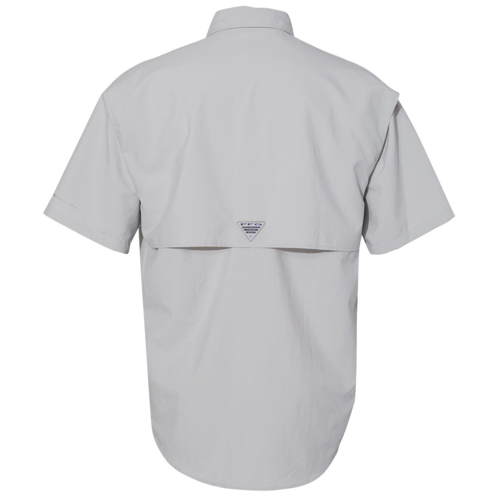 Columbia Men's Cool Grey PFG Bahama Short Sleeve Shirt