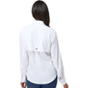 Columbia Women's White PFG Tamiami Long Sleeve Shirt