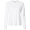 Columbia Women's White/Cirrus Grey PFG Long Sleeve Tidal Tee