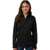 Columbia Women's Black Essential Hike Grid Fleece Half-Zip Pullover