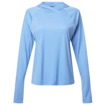 Columbia Women's White Cap/White PFG Tidal Tee Hooded Long Sleeve