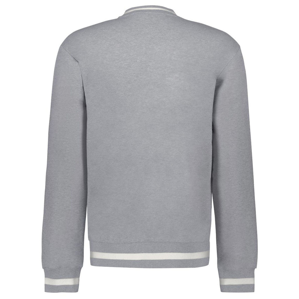 Hollway Unisex Athletic Heather/Vanilla Heritage Prep Crewneck Sweatshirt