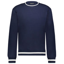 Hollway Unisex Navy/Vanilla Heritage Prep Crewneck Sweatshirt