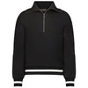 Holloway Women's Black/Vanilla Heritage Prep Quarter-Zip Pullover