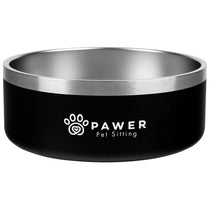 Hit Black 40 Oz. Stainless Steel Pet Bowl