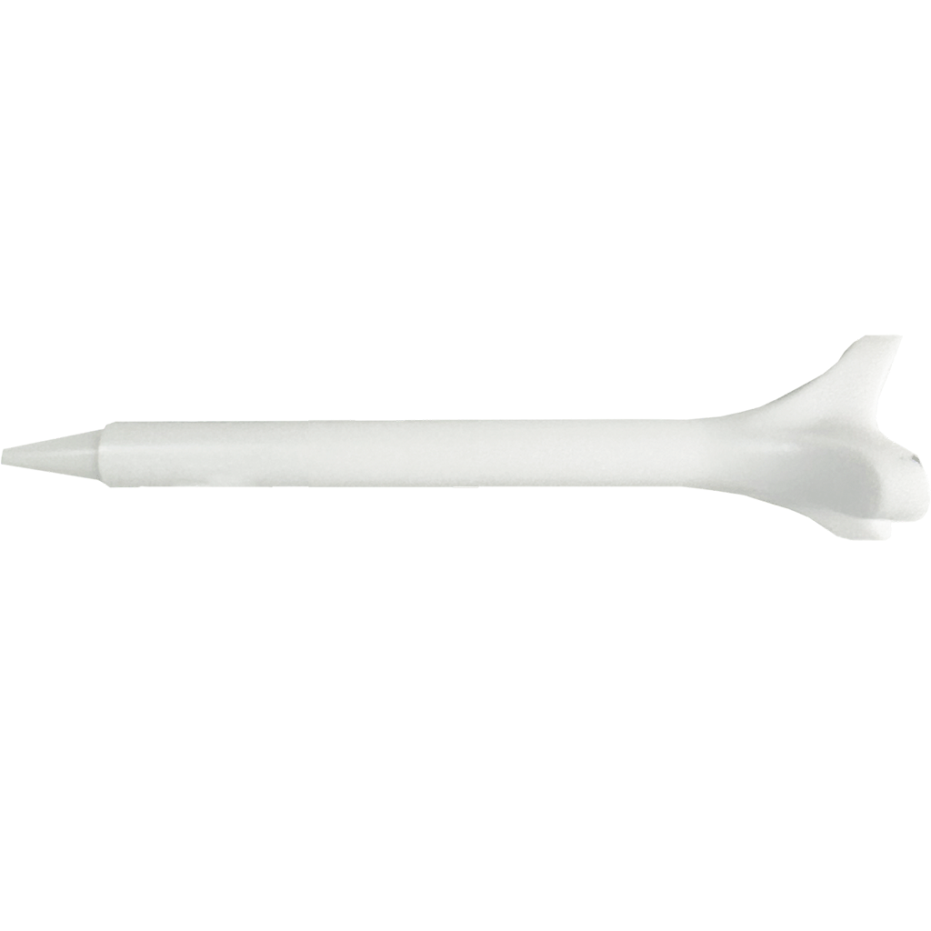 Gold Bond White 2-3/4" Bio - Composite Bulk Tee