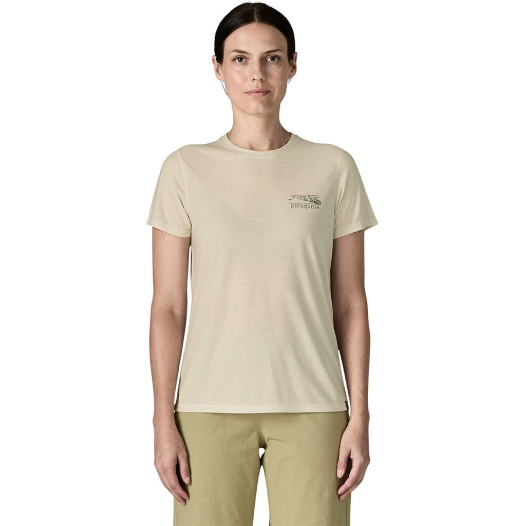 Patagonia Women's Dyno White Capilene Cool Trail Shirt - Stratapeaks