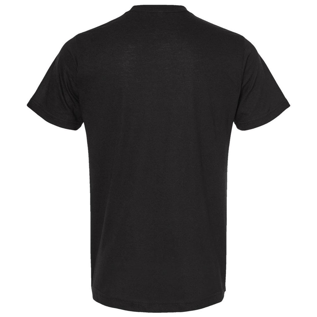 Tultex Unisex Black Poly-Rich T-Shirt