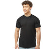 Tultex Unisex Black Poly-Rich T-Shirt