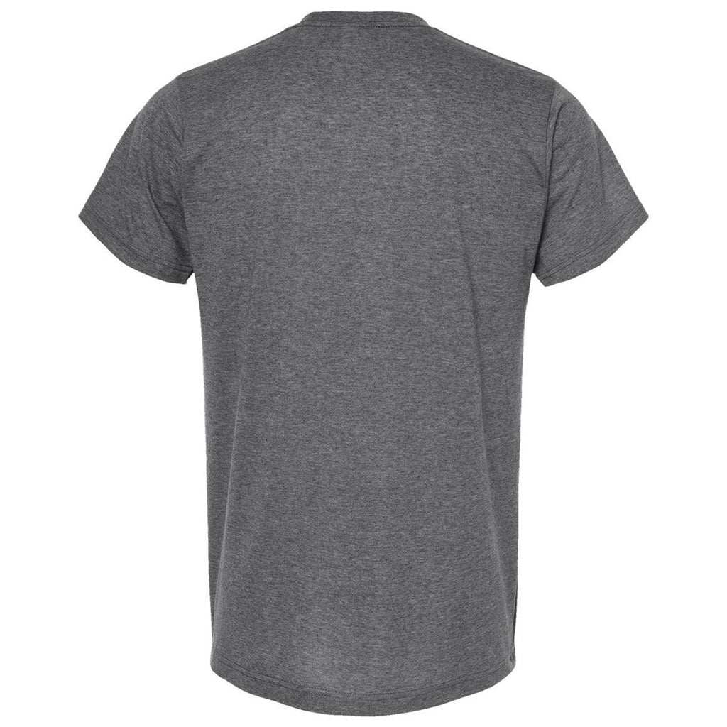 Tultex Unisex Heather Charcoal Poly-Rich T-Shirt