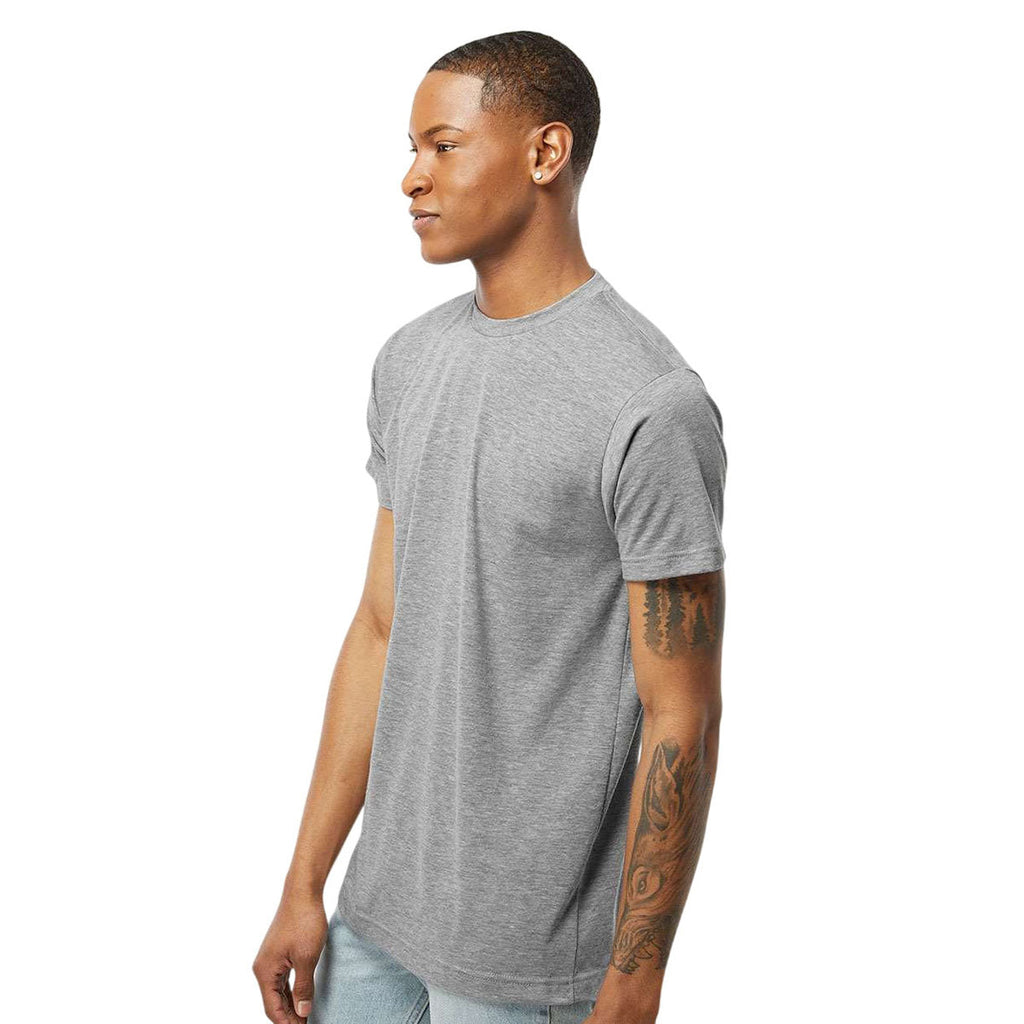 Tultex Unisex Heather Grey Poly-Rich T-Shirt