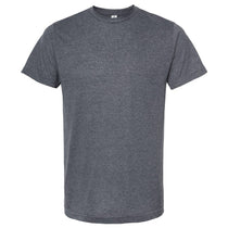 Tultex Unisex Heather Navy Poly-Rich T-Shirt