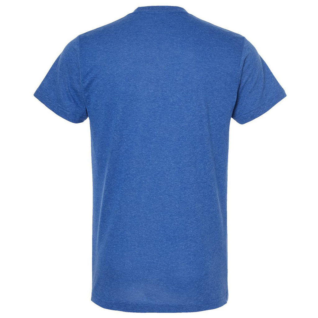 Tultex Unisex Heather Royal Poly-Rich T-Shirt