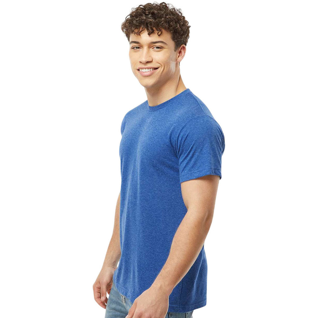 Tultex Unisex Heather Royal Poly-Rich T-Shirt