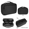 Hit Black rPET Tech Pouch with Easy Cord Access