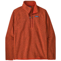 Patagonia Men's Coal Orange Better Sweater Quarter Zip