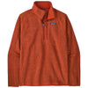Patagonia Men's Coal Orange Better Sweater Quarter Zip