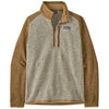 Patagonia Men's Nautilus Tan Better Sweater Quarter Zip