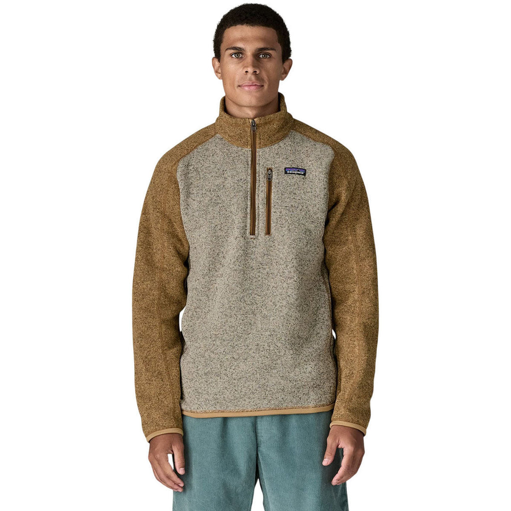 Patagonia Men's Nautilus Tan Better Sweater Quarter Zip