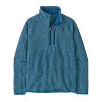 Patagonia Men's Aquatic Blue Better Sweater 1/4 Zip