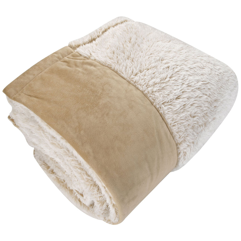 48-Hour BIC Tan Super-soft Plush Blanket